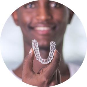 Invisible braces with clear aligners in kitchener